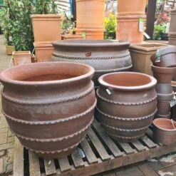 Woodlodge 70cm Kilburn Natural Clay Glazed Pot -Garden Bloom Sales Store 5021346484649 3