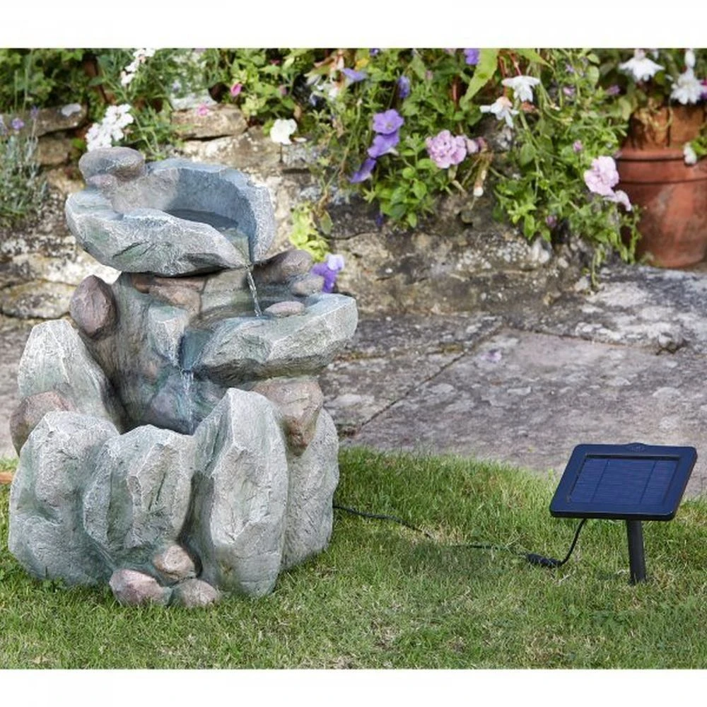 Smart Solar 51cm Rock Fall Solar Water Feature 3 Smart Solar 51cm Rock Fall Solar Water Feature - Image 3