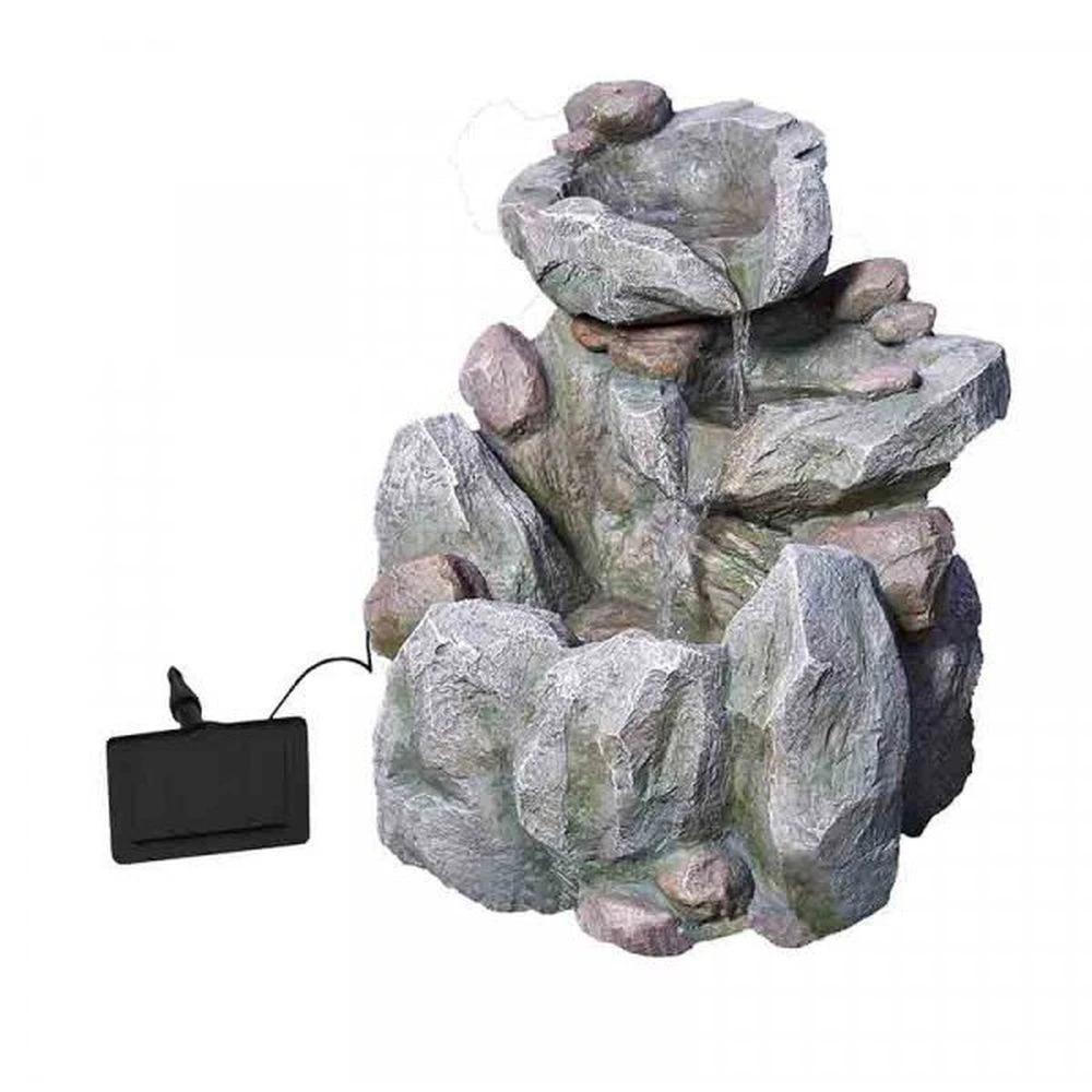 Smart Solar 51cm Rock Fall Solar Water Feature 1 Smart Solar 51cm Rock Fall Solar Water Feature