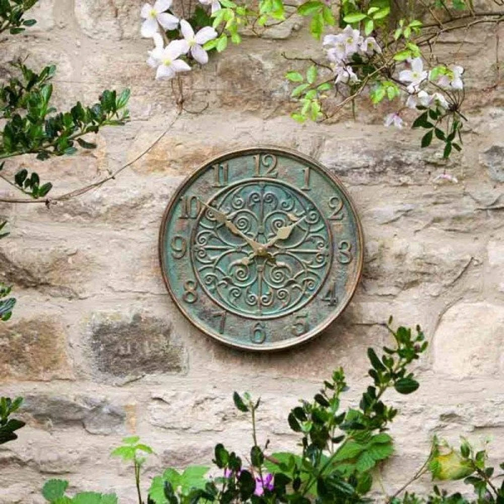 Outside In 12" Verdant Wall Clock 2 Outside In 12" Verdant Wall Clock - Image 2
