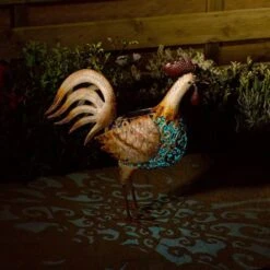 Smart Solar 45cm Metal Cockerel Silhouette -Garden Bloom Sales Store 5050642064132 3