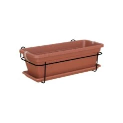 Artevasi 50cm Terracotta Venezia Plant Box Balcony Kit