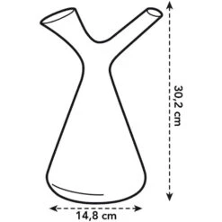 Elho 1.7 Litre Warm Grey Plunge Watering Can -Garden Bloom Sales Store 8711904302726 3