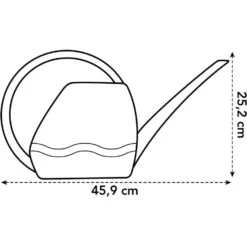 Elho 3.5 Litre Anthracite Aquarius Watering Can 5 Elho 3.5 Litre Anthracite Aquarius Watering Can -Garden Bloom Sales Store 8711904303723 3