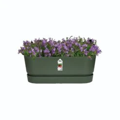 Elho 70cm Living Concrete Greenville Trough Long -Garden Bloom Sales Store 8711904357764 3